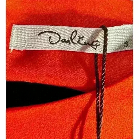 DarlingDress Tangerine Rochelle Dress B Size Small - Picture 3 of 7